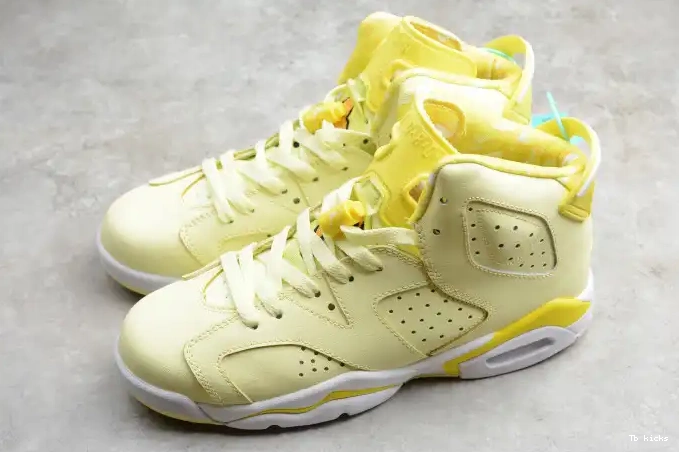 Rep TBK 543390-800 Floral (GS) Air Jordan Yellow 6 Dynamic Retro 0510